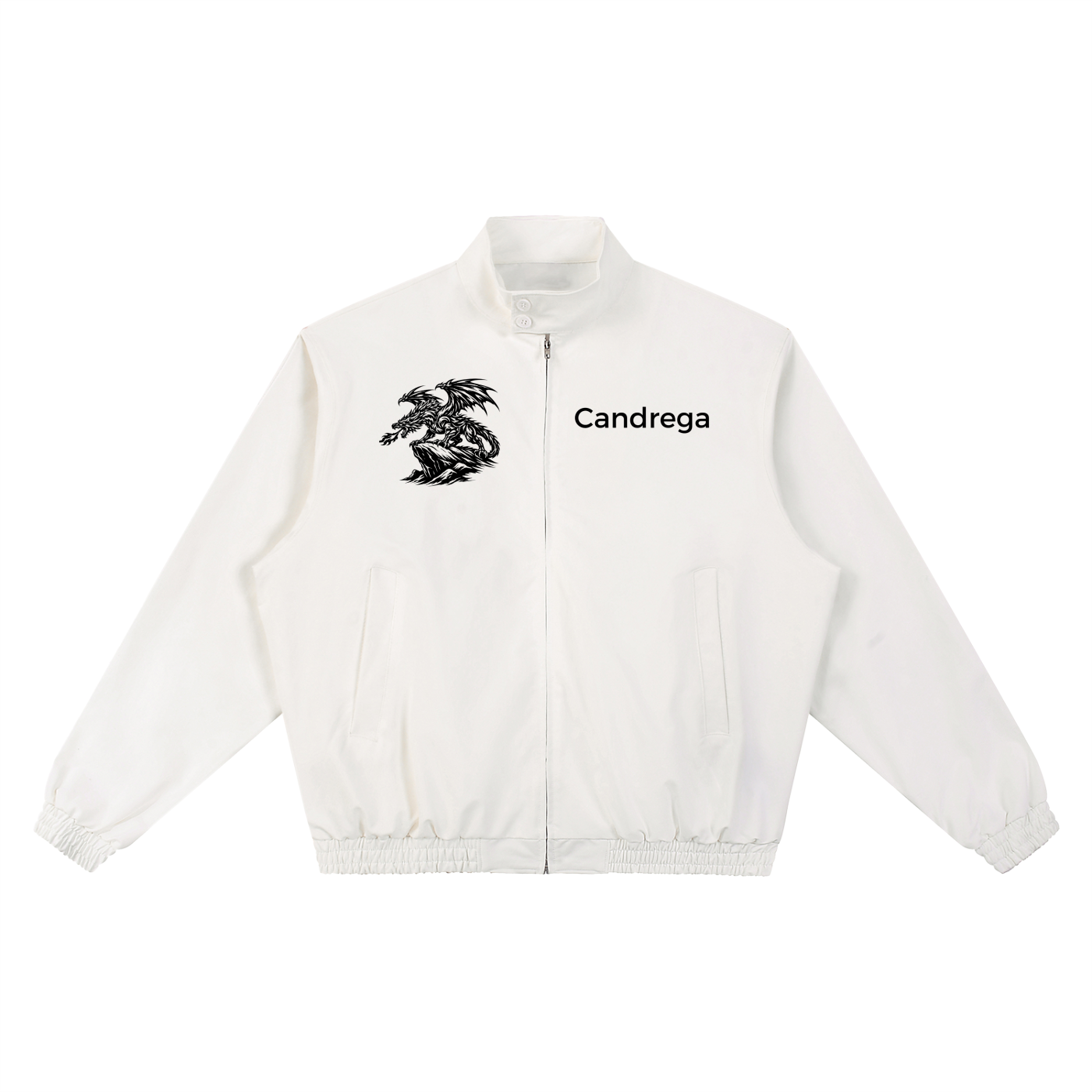 Stand Collar Bomber Jacket dragon