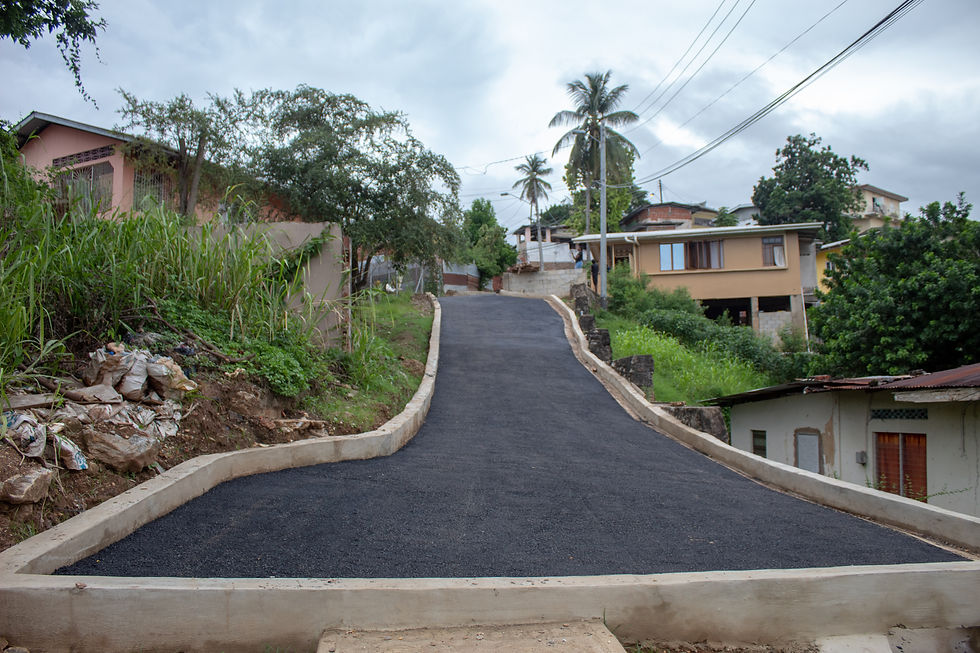 Fresh asphalt