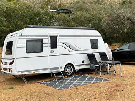 Onze caravan - Tabbert Rossini Booster 490TD