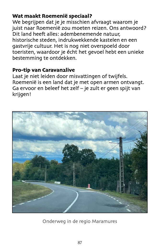 Thumbnail: Digitale Caravan Reisgids  PDF - Ontdek Roemenië - E book - Caravan2live