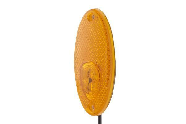 Seitenmarkierungsleuchte LED, oval Farbe: gelb