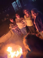 Staying into the evening?  Cozy up by the fire for a fireside chat, maybe even enjoy some smores