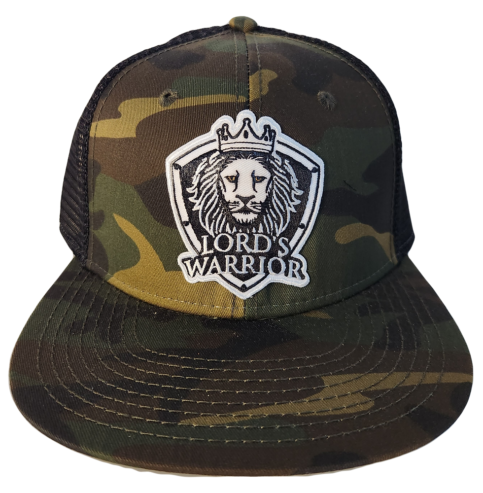 Thumbnail: 153 Camo Mid Profile  Trucker Snapback