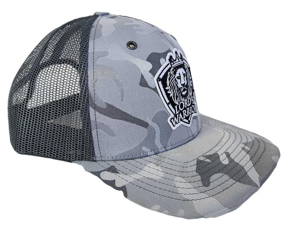 Thumbnail: PB Shiny Camo Trucker snapback