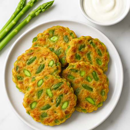 hese easy asparagus fritters are the perfect spring recipe! Made without cheese and kid-friendly, they’re crispy, healthy, and ideal for a light lunch or snack.