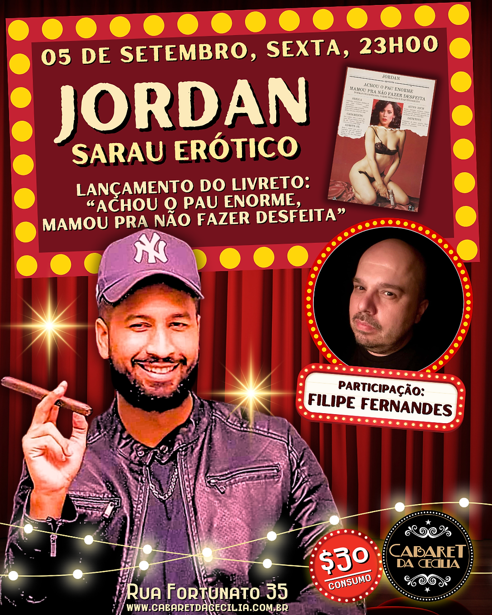 SEXTA TEM SARAU ERÓTICO COM JORDAN!