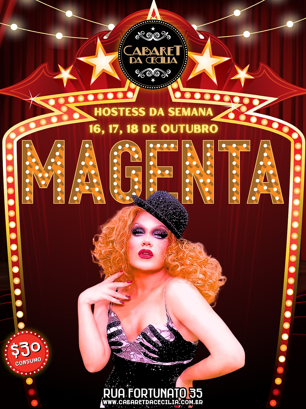 HOSTESS DA SEMANA: MAGENTA