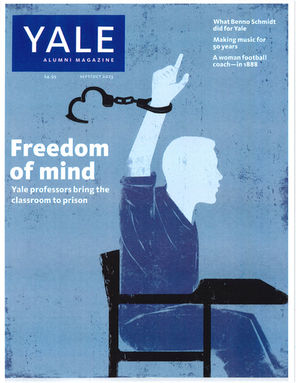 YPEI on the cover of the Yale Alumni Magazine