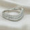 Thumbnail: Double Row Shaped Wedding Ring