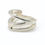 Thumbnail: Sterling Silver 3-Band Layered Ring