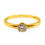 Thumbnail: 9ct Yellow Gold Solitaire Ring 