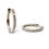 Thumbnail: 18ct White Gold Half Eternity Diamond Hoops 