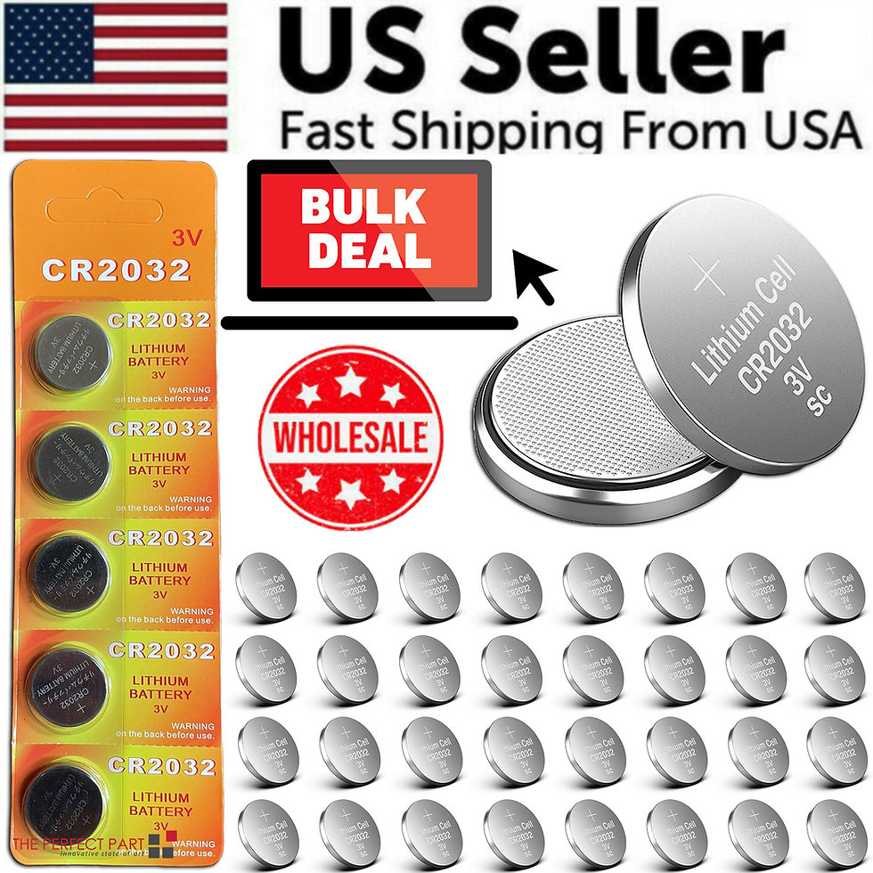 Thumbnail: 5-50x LITHIUM BATTERY 3V CR2032 CR 2032 BR2032 DL2032 Remote Button Cell Watch