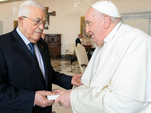 Francesco riceve Abu Mazen, a Gaza "gravissima situazione umanitaria"