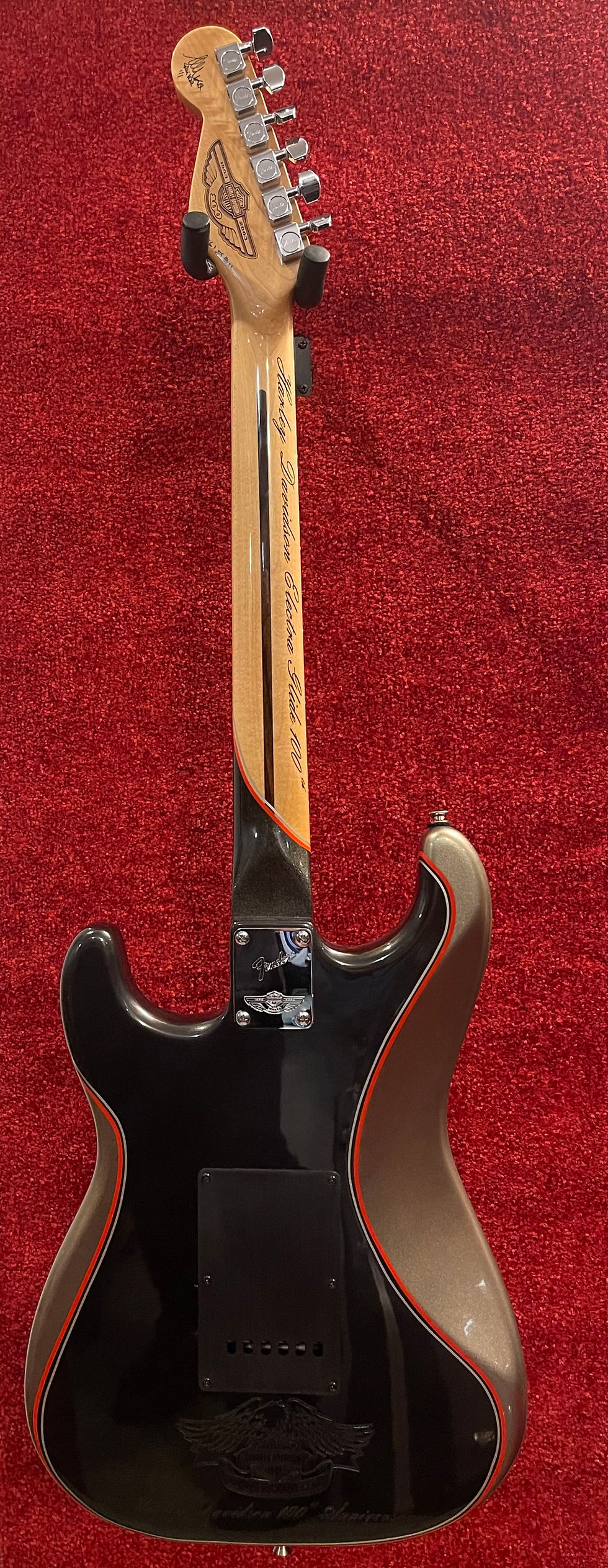 Miniature : Fender Stratocaster Harley Davidson limited edition