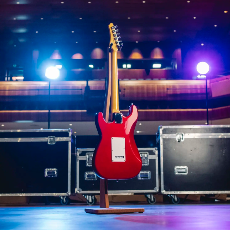 Miniature : Montreux Jazz Festival stratocaster Candy Apple Red vintage