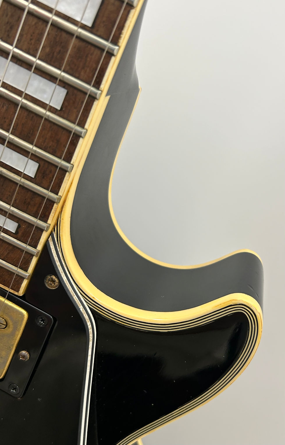 Miniature : Orville by Gibson Les Paul Black Beauty custom Japan almost vintage Year 2000