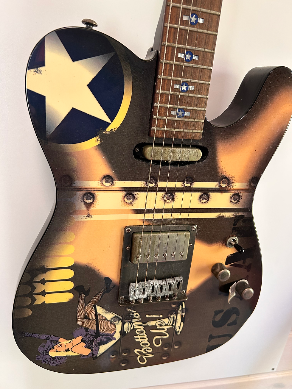 Miniature : Schecter telecaster Bottom up B-24 limited edition