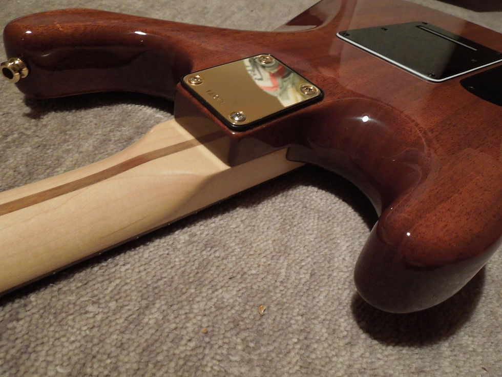 Miniature : Fender Stratocaster PLUS deluxe ( body warmoth licenced fender )