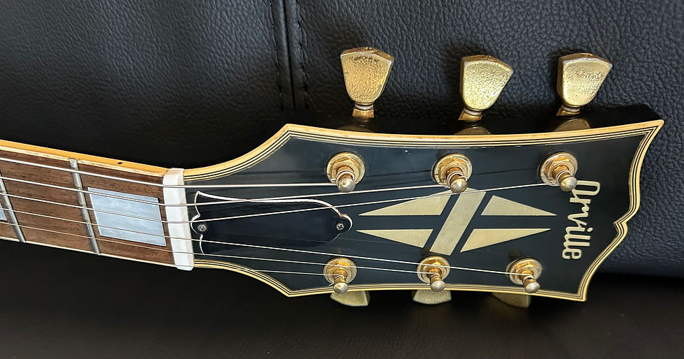 Miniature : Orville by Gibson Les Paul Black Beauty custom Japan almost vintage Year 2000