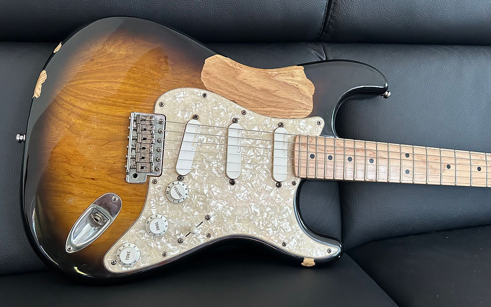 Miniature : Fender Stratocaster USA signature Buddy Guy 2007