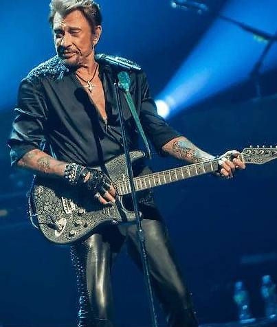 Miniature : James Trussart Johnny Hallyday Antique Silver Snakeskin Black Steel O Matic