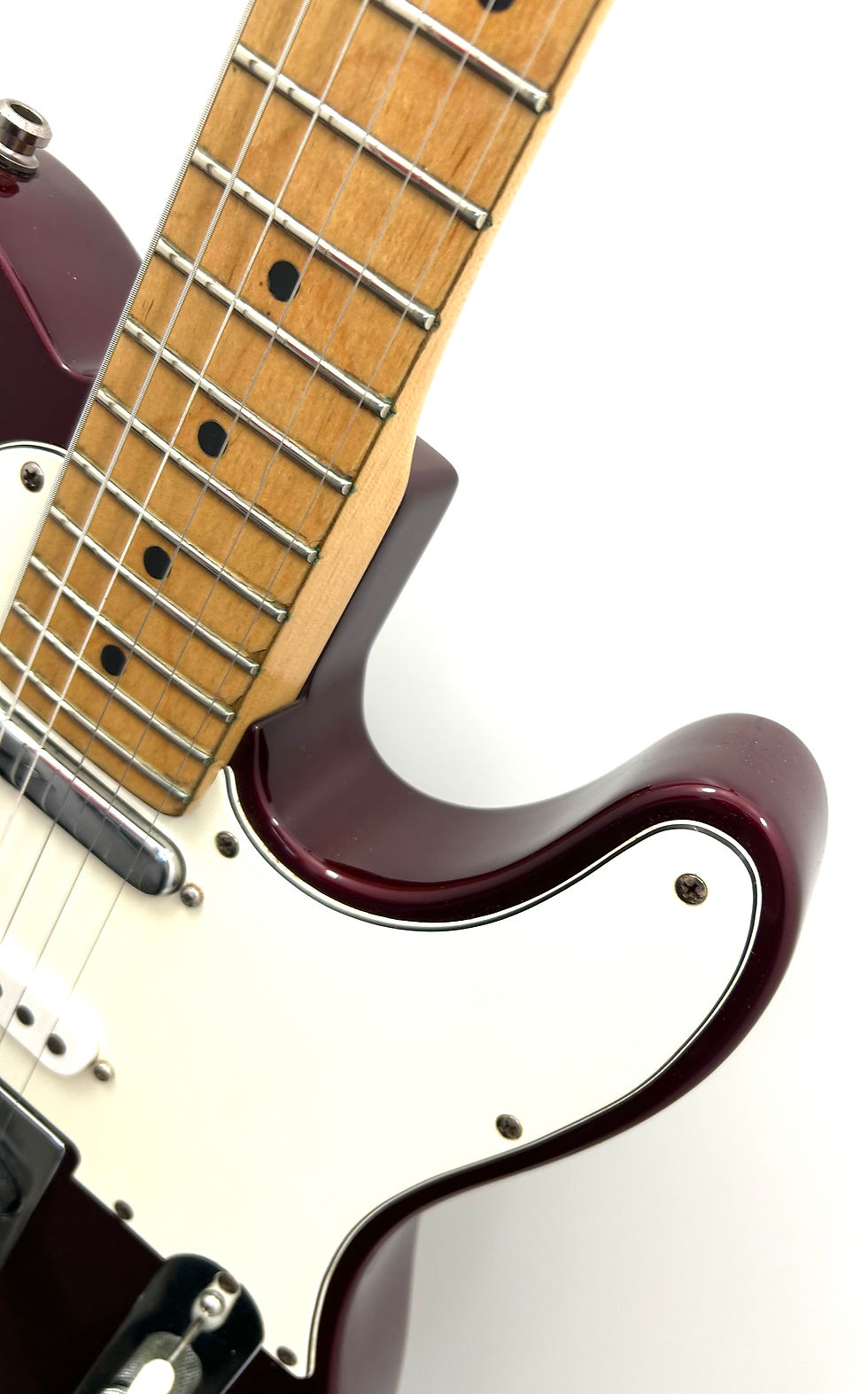 Miniature : Fender telecaster & strat vintage 1992 candy apple red