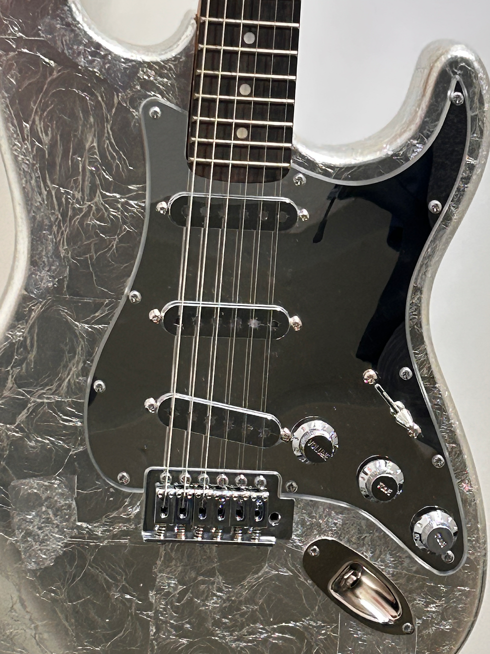 Miniature : Silver Stratocaster Spitfire with Fender USA pickups