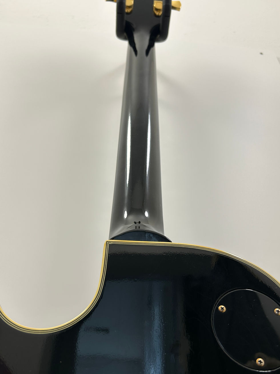 Miniature : Orville vintage by Gibson Les Paul Black Beauty custom LPC-75 year 1991