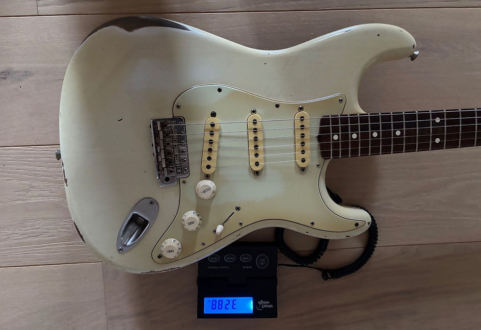 Miniature : Fender Stratocaster Road Worn 60s Olympic White 2010