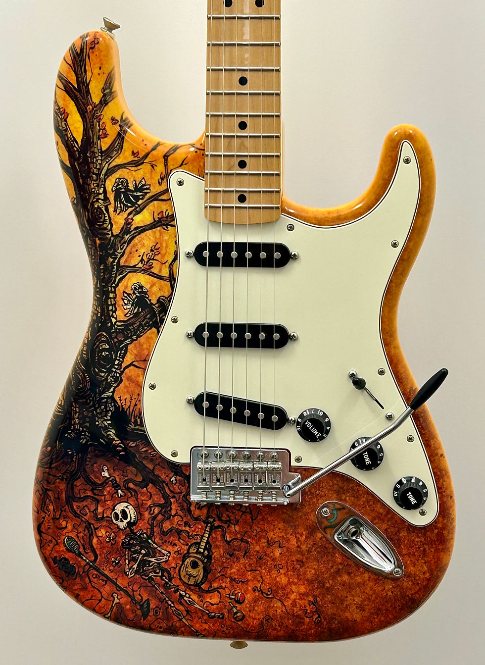 Miniature : Fender stratocaster David Lozeau Art limited edition Namm 2015