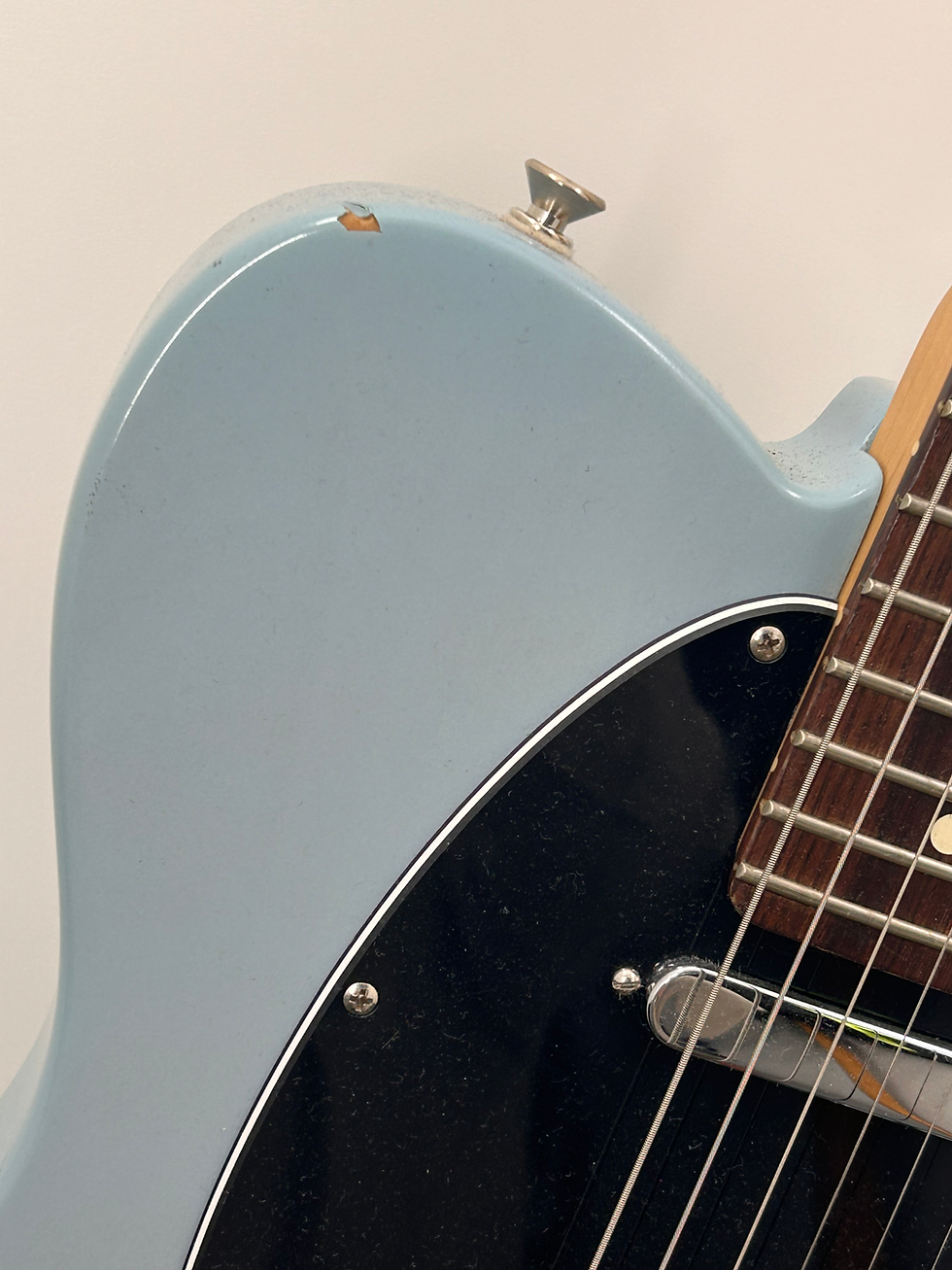 Miniature : Fender telecaster USA vintage Sonic Blue satin