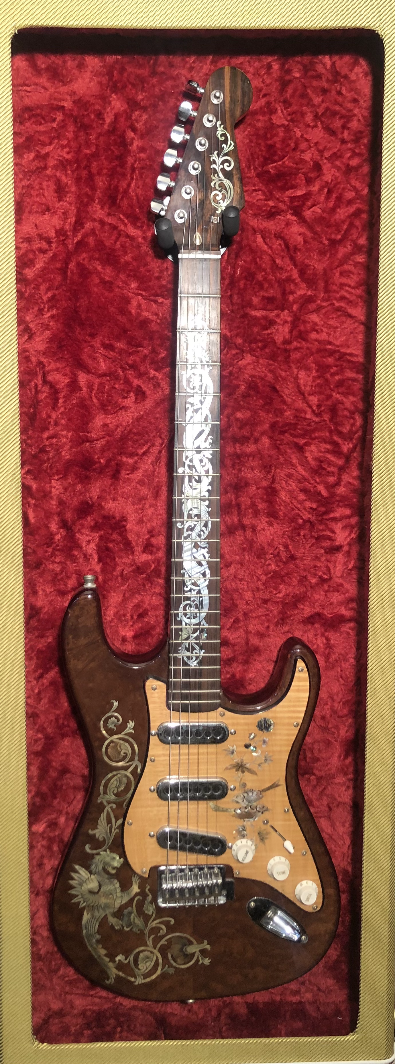 Stratocaster custom unique : only one piece in the world 1970's