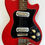 Thumbnail: Klira Triumphator vinyl red vintage guitar 1960s