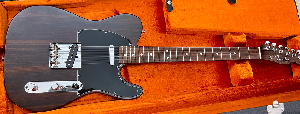 Miniature : Fender telecaster George Harisson limited edition wood certificate