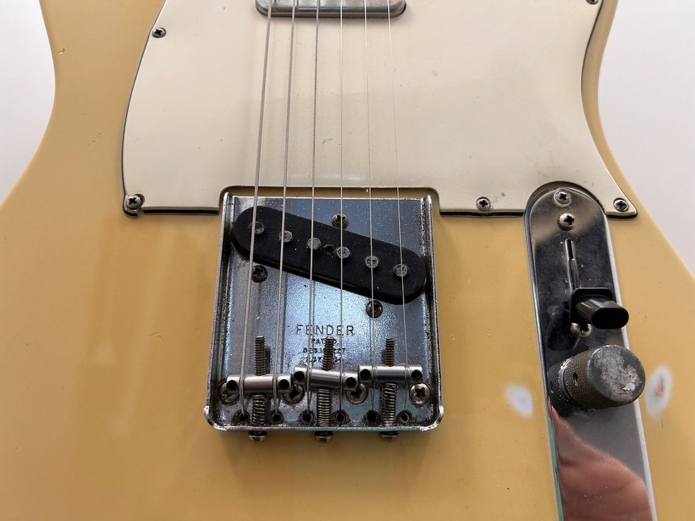 Thumbnail: Fender 1969 vintage telecaster Olympic White refin