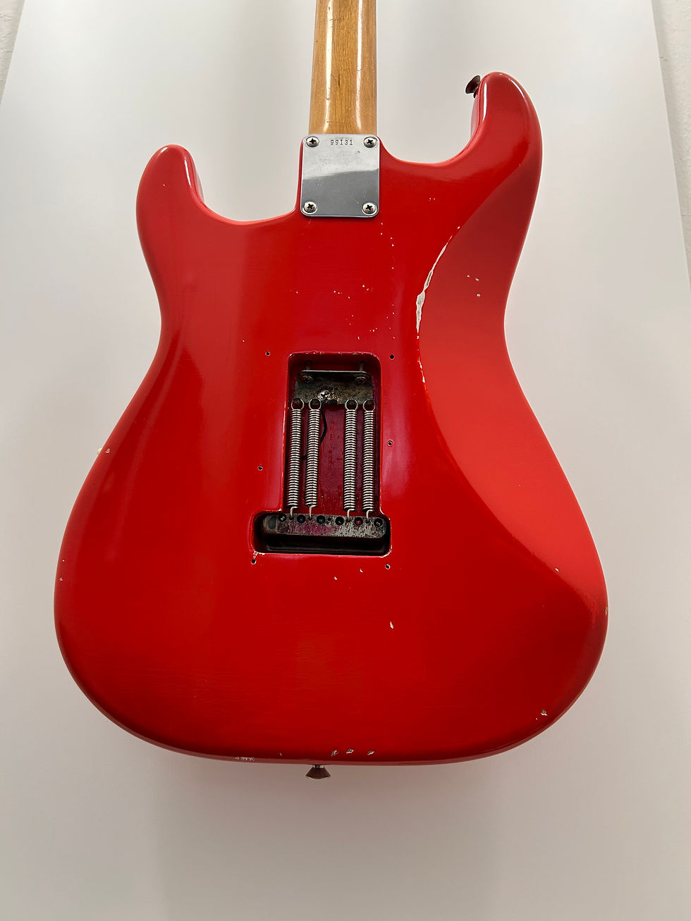 Miniature : Fender 1963 vintage stratocaster ( red wie Gary Moore )