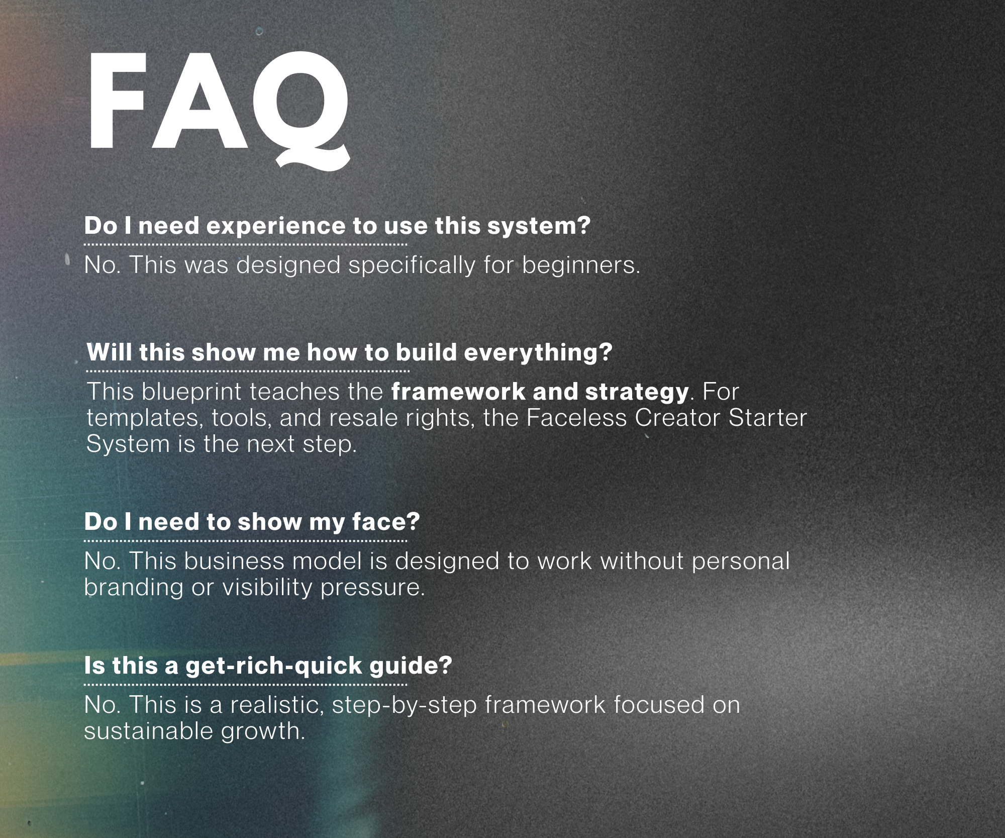 Faceless Digital Business Blueprint