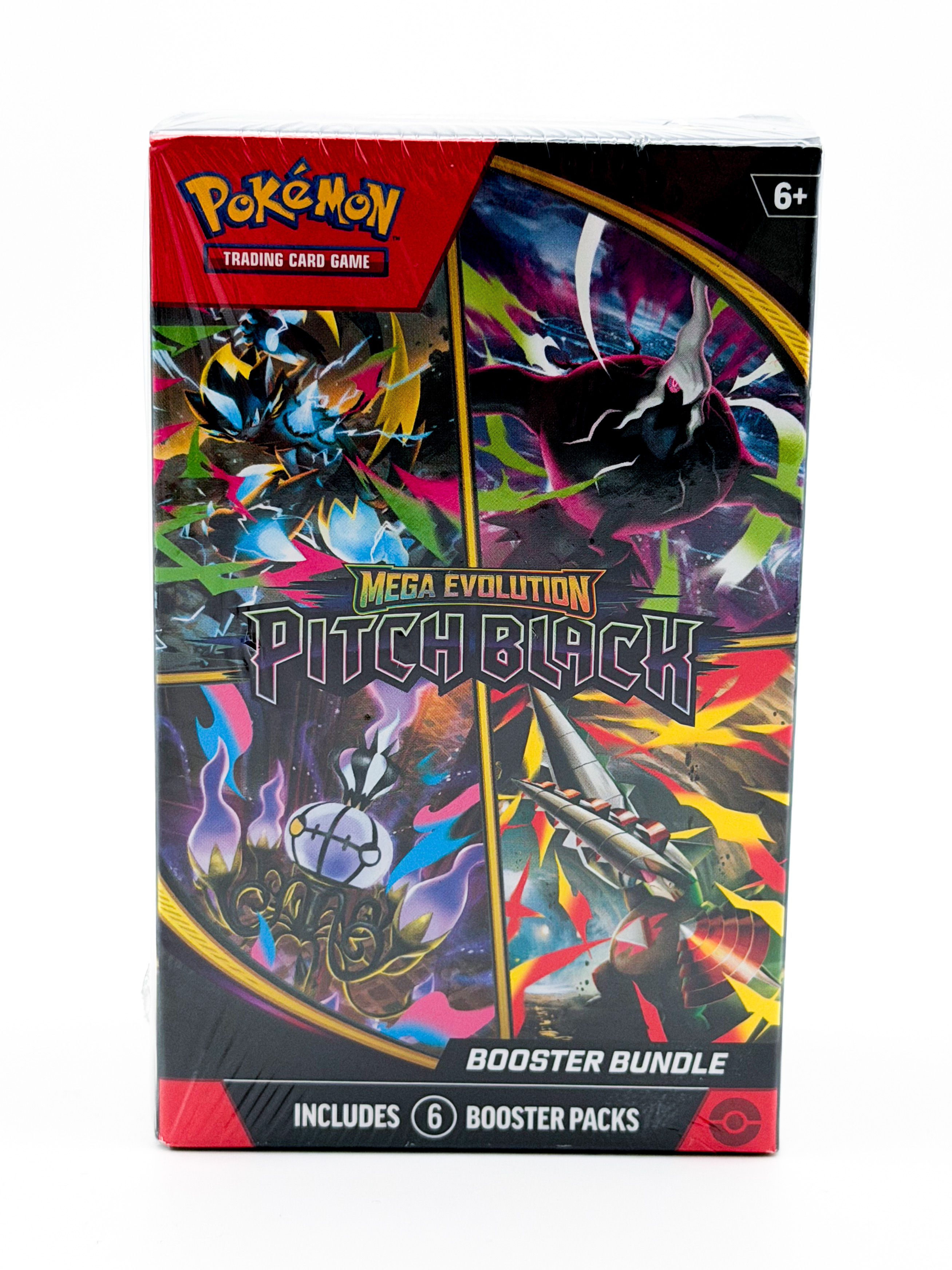 Pokémon TCG: Mega Evolution – Pitch Black Booster Bundle (6 Booster Packs)