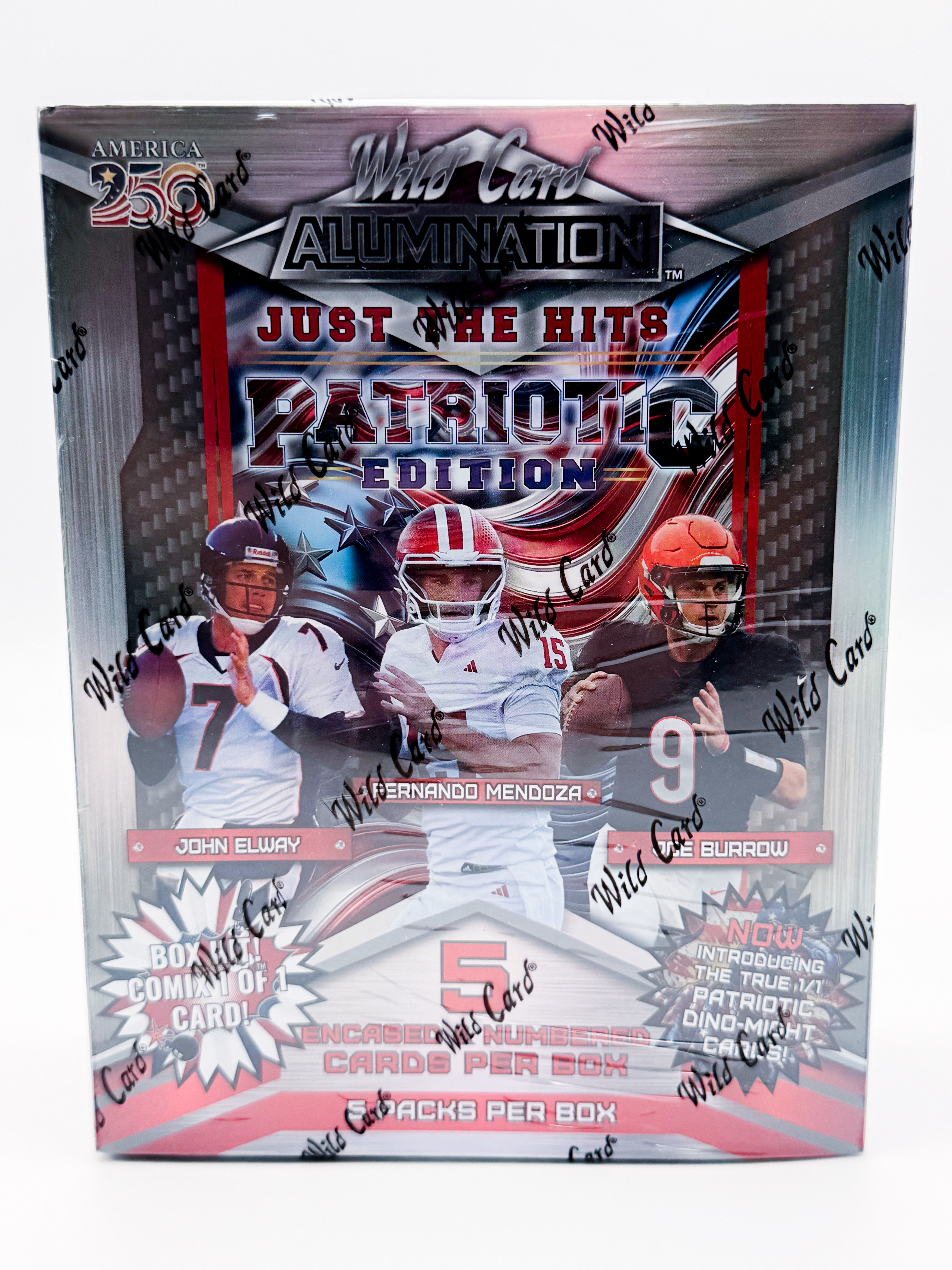 2026 Wild Card Alumination Just the Hits Patriotic Edition Football Hobby Box