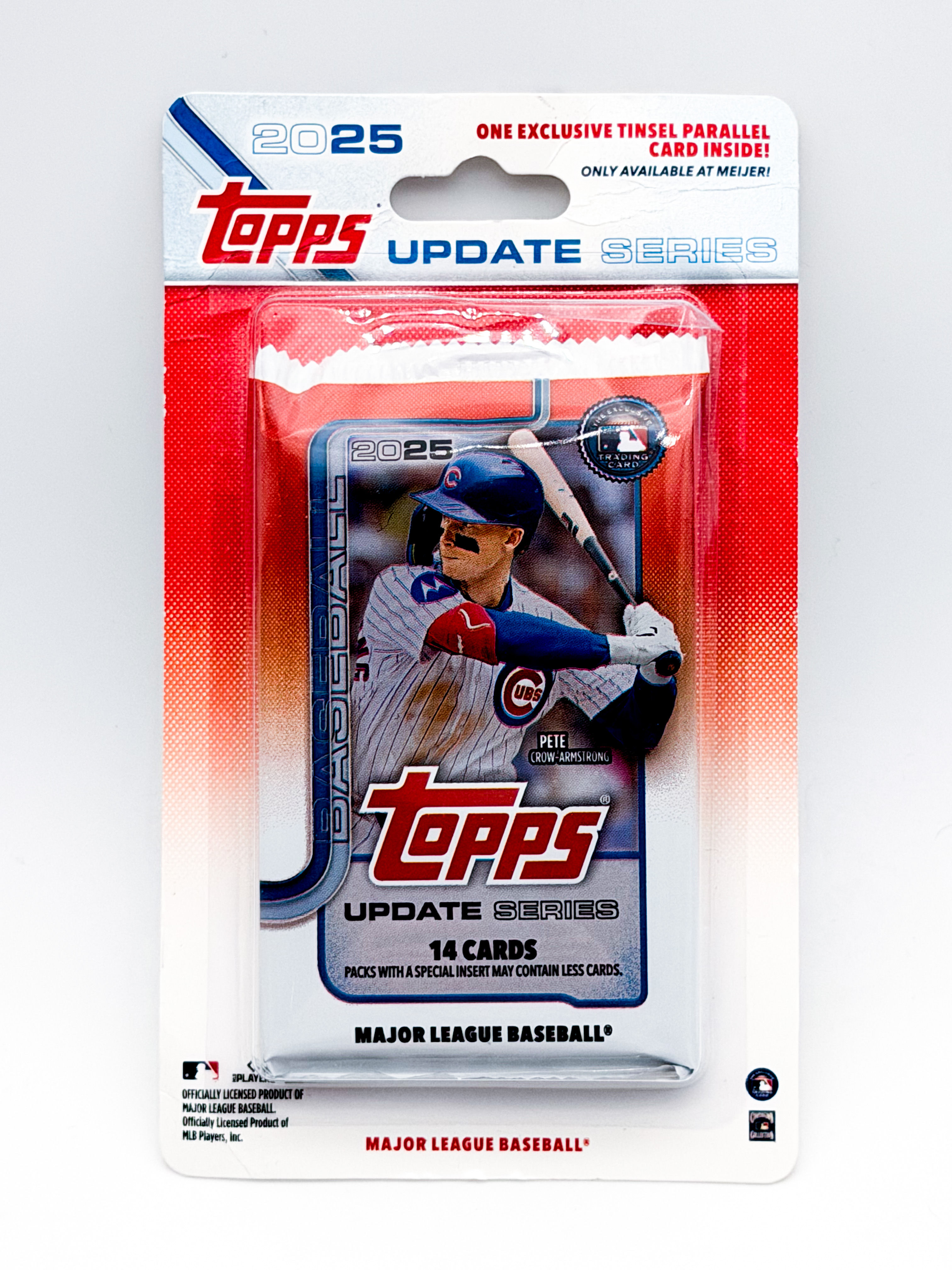 2025 Topps Update Series Baseball Value Pack (Meijer Exclusive Tinsel Parallel)