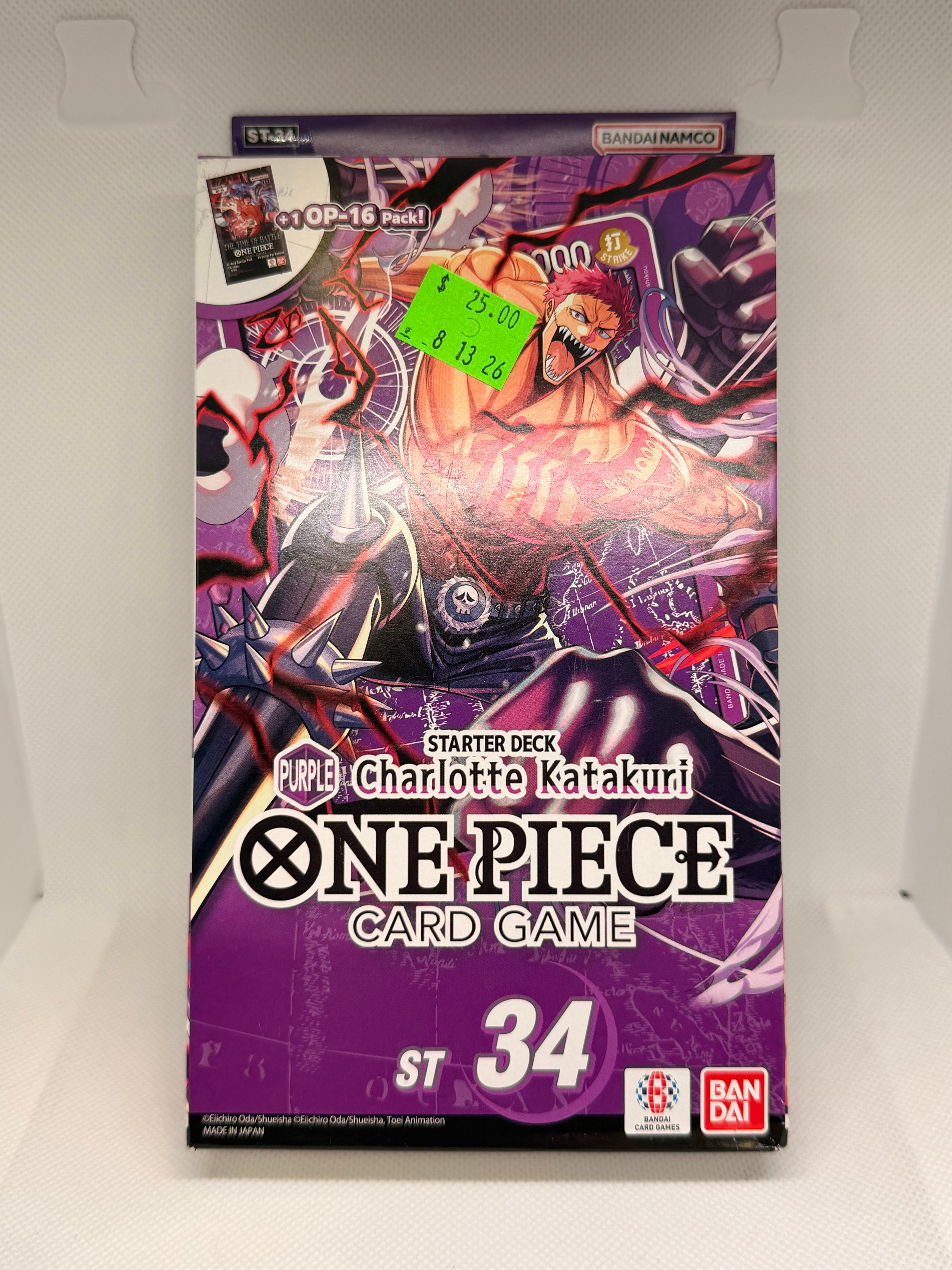 One Piece Card Game ST-34 Charlotte Katakuri Purple Starter Deck