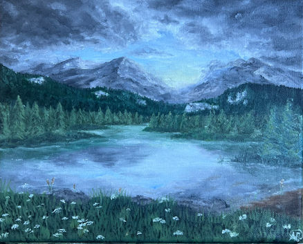 Little Flowers - Finished Painting