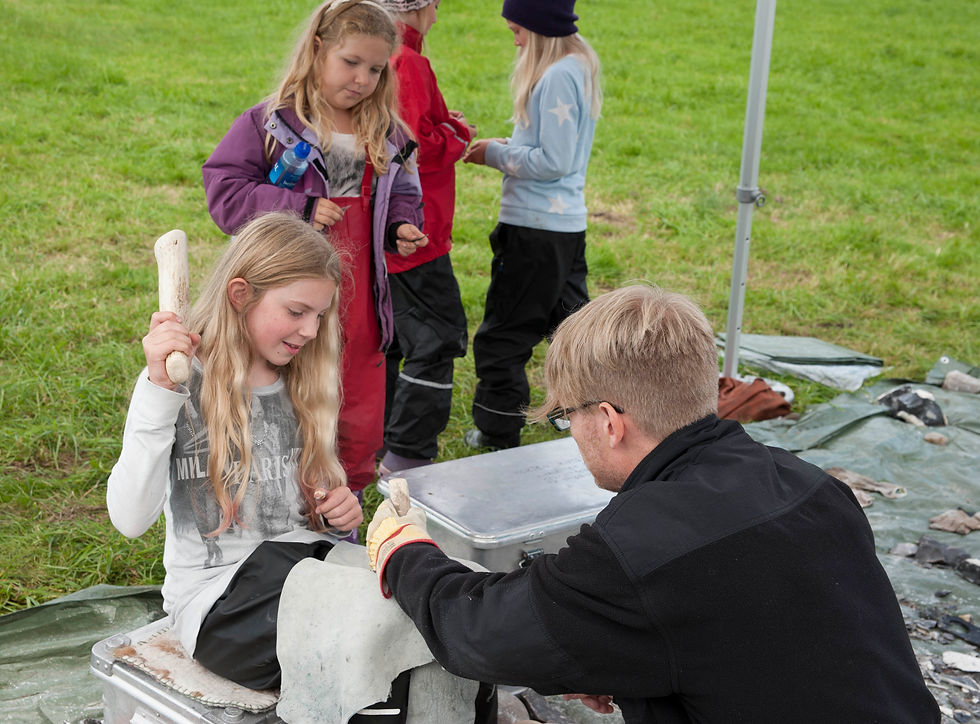 Produksjon av steinalderredskaper