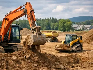 Rimelig maskinleie for tomtearbeid