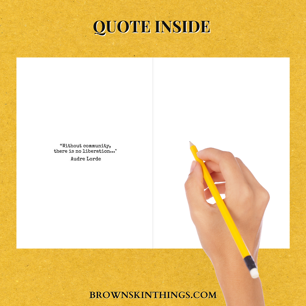 Thumbnail: Audre Lorde Empowerment Card