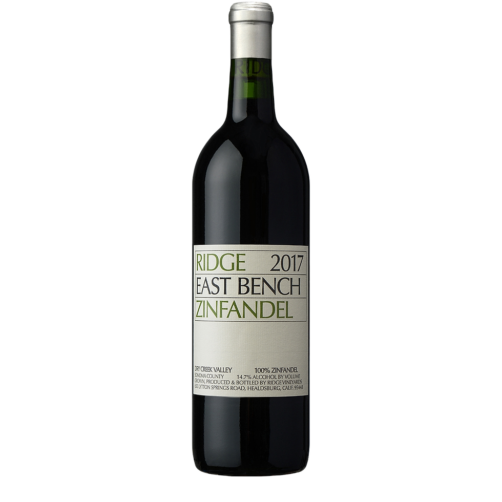 Ridge Vineyards East Bench Zinfandel Sonoma County 2017
