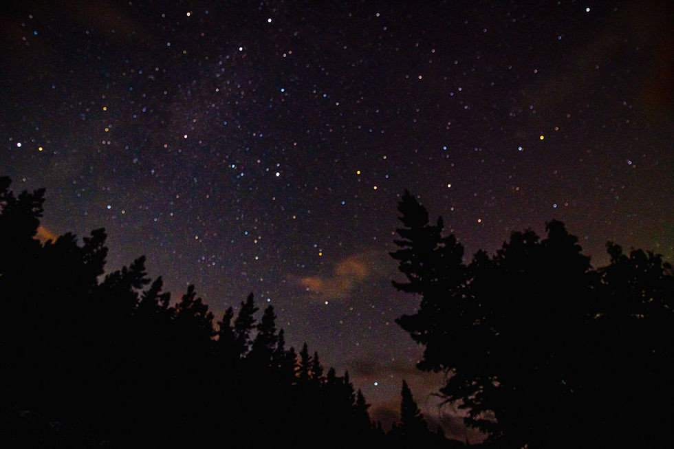 Star bathing at Lake Minnewanka