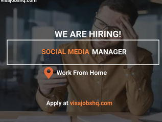 Social Media Manager 100% Remote Work From Anywhere Let the World Be Your Office