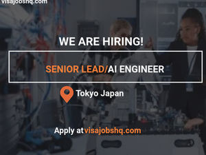 Senior AI Engineer open in Tokyo Japan with Relocation Support (available for overseas candidate.